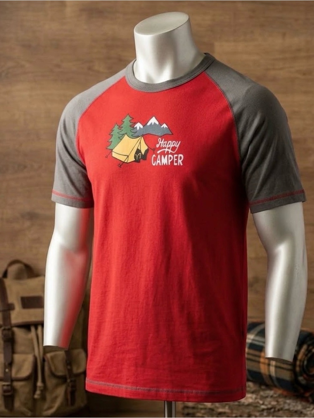 5 for $30 LAZY ONE Happy Camper Tent Crewneck Tee